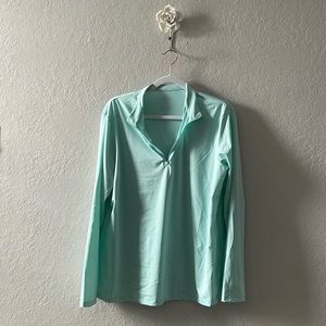 Nike long sleeve aqua size large pullover